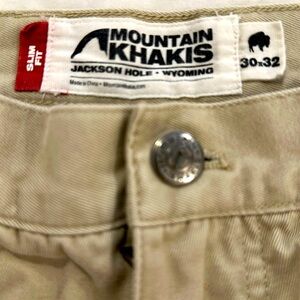 Mountain Khakis, slim fit, 30x32